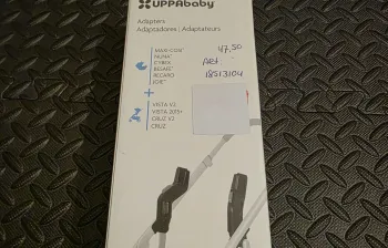 UPPAbaby VISTA/CRUZ autostoel adapters - nieuw, ongebruikt, compatibel met baby autostoeltjes