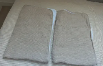 Wiegdekens voor de winter 2 stuks - kleur beige